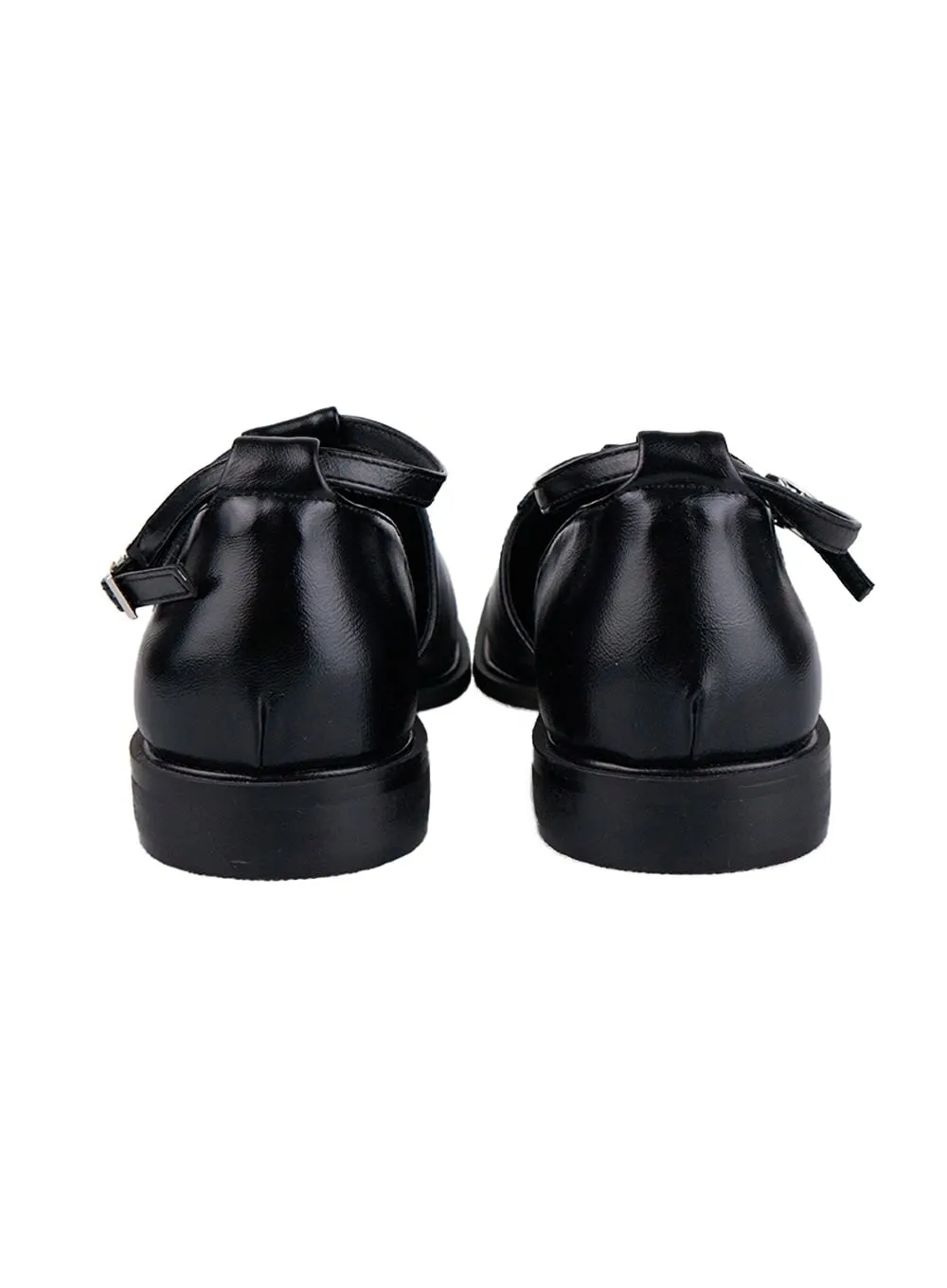 Buckled Cut-Out Loafers IF505