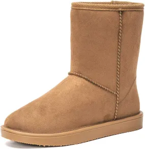 DKSUKO Women's Classic Waterproof Snow Boots Winter Boots