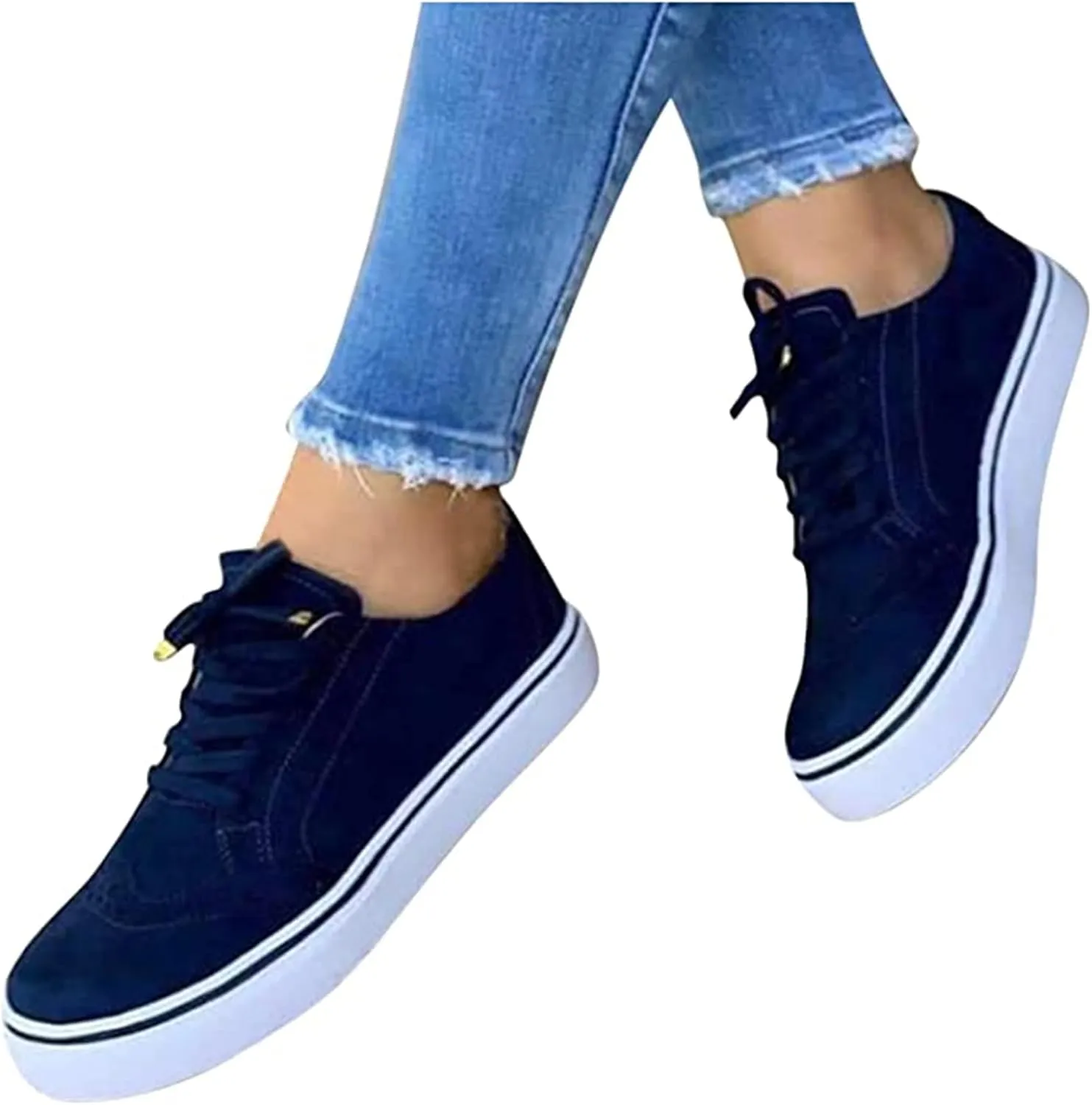 Ladmiple Shoes For Women Sneakers Slip Ons Low Top Casual Summer Canvas Walking Shoes Fashion Comfortable Flats Loafers