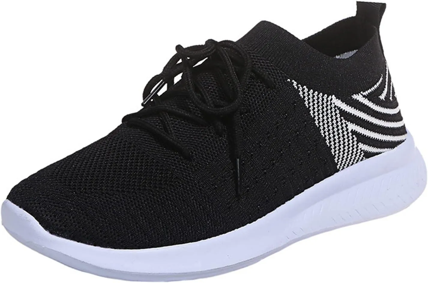 Lausiuoe Sneakers For Women Walking Shoes Comfortable Lightweight Breathable Slip On Sneakers for Women Work Workout Gym