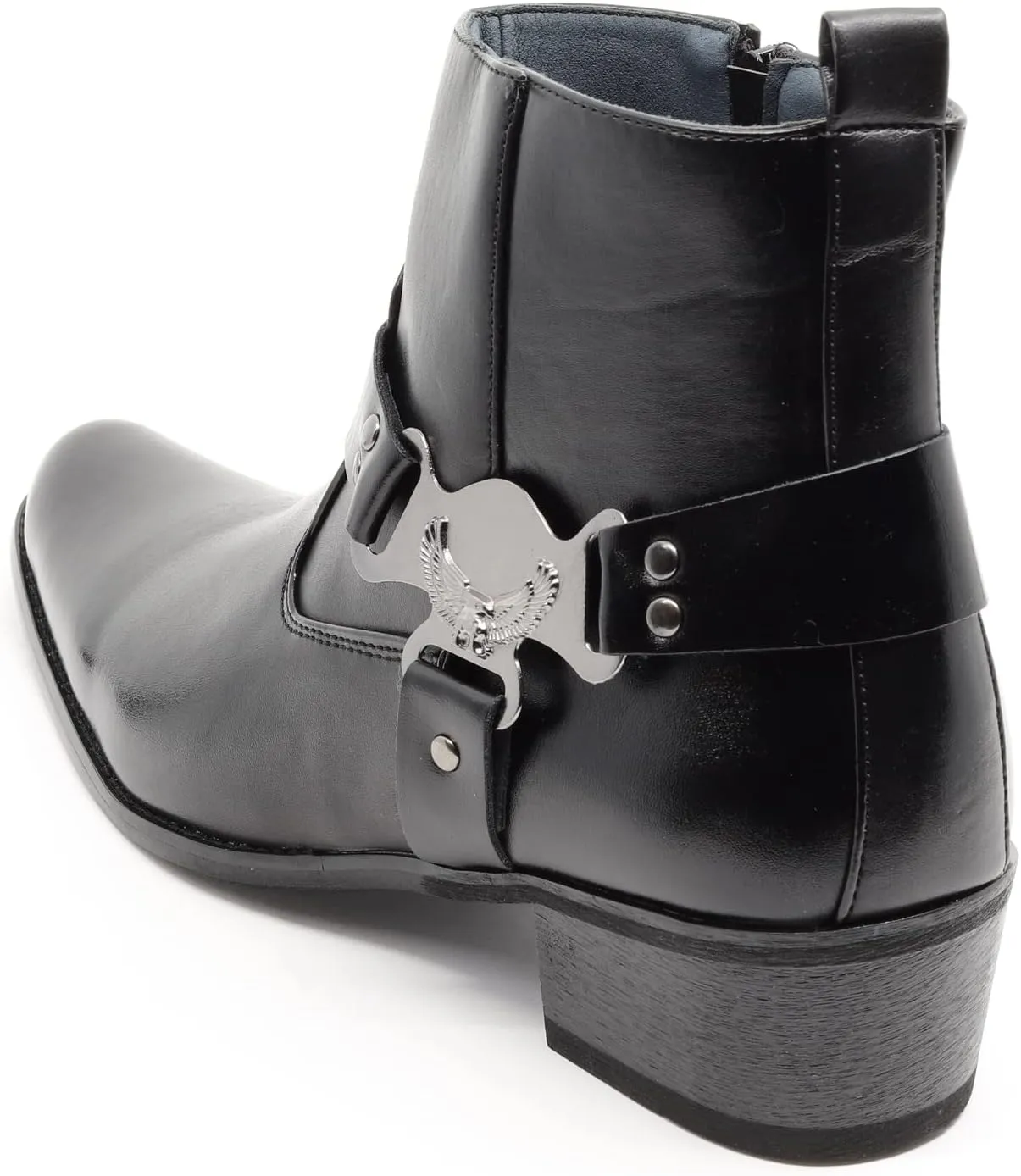 Metrocharm Diego-03 Men's Belt Chain Strap Western Cowboy Boots