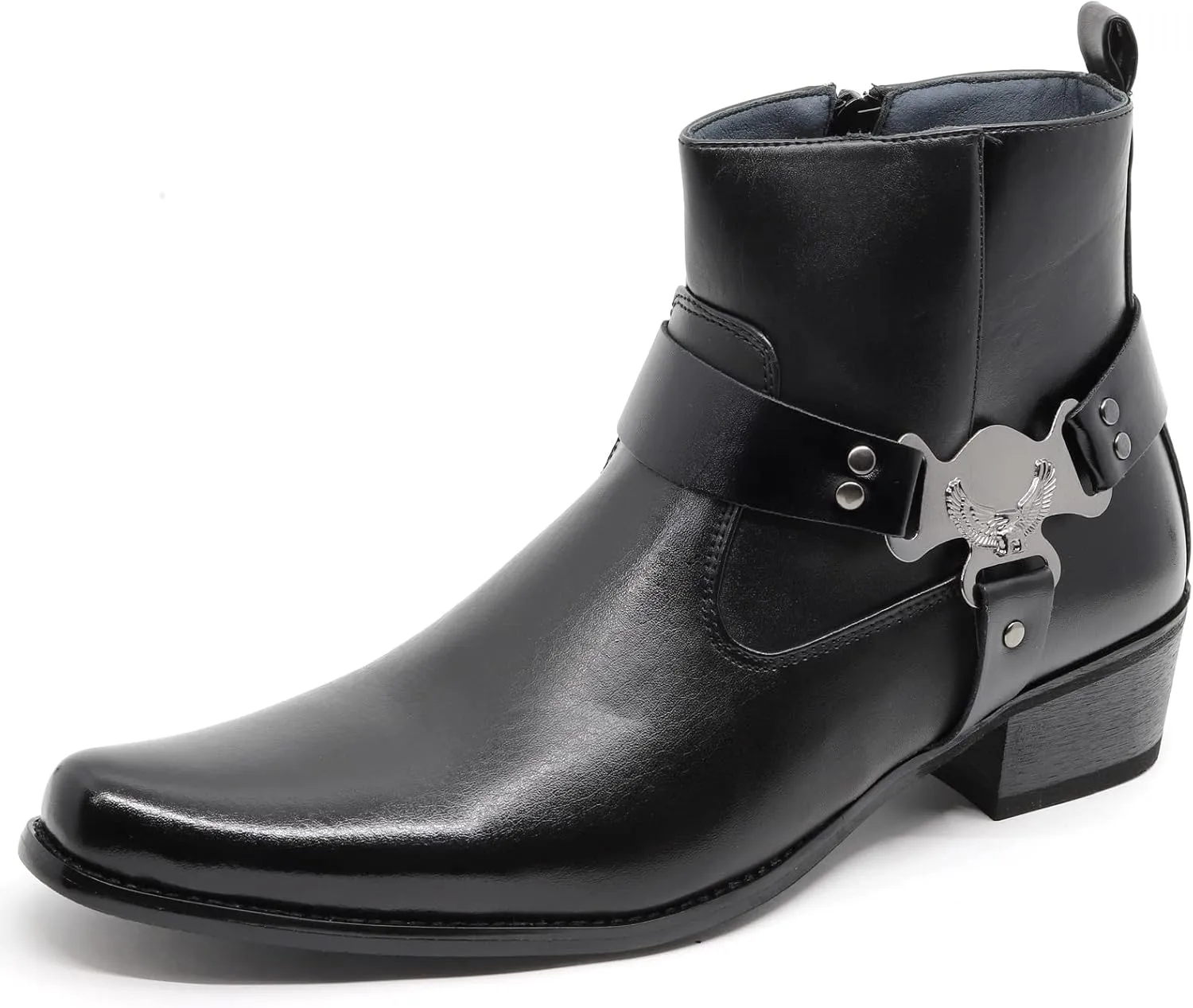 Metrocharm Diego-03 Men's Belt Chain Strap Western Cowboy Boots