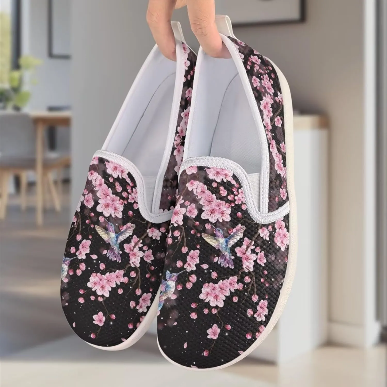 Women's Hummingbird Mesh Outdoor Flats Shoes Wedding Loafer Breathable Dress Work Business Shoes