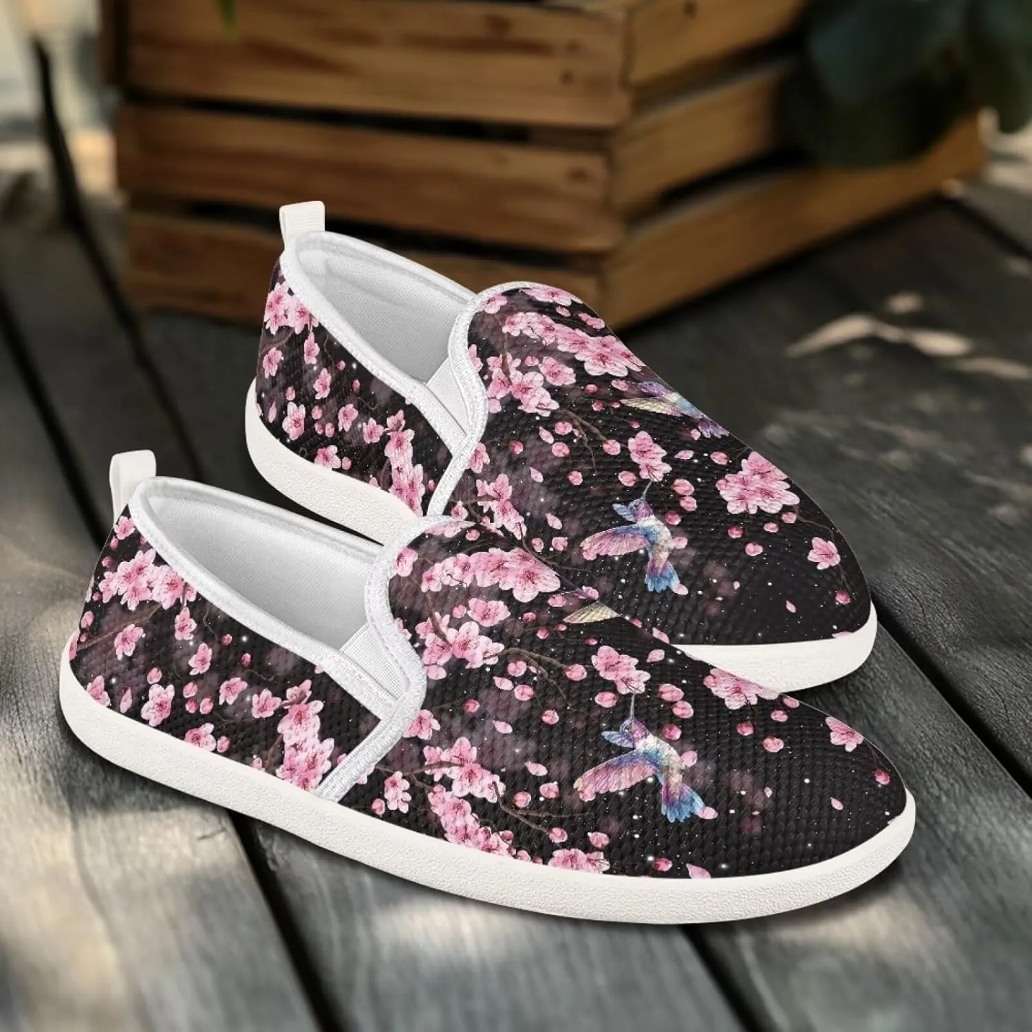 Women's Hummingbird Mesh Outdoor Flats Shoes Wedding Loafer Breathable Dress Work Business Shoes